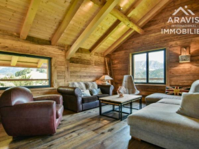Chalet savoyard rénové 4* avec cheminée, pour 8 pers. à Saint-Jean-de-Sixt - FR-1-391-75
